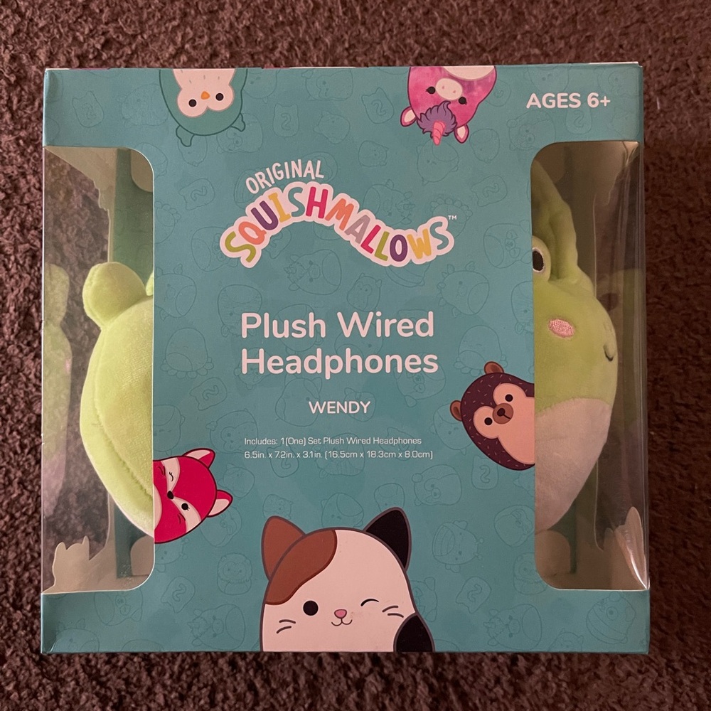 Squishmallow Plush Headphones